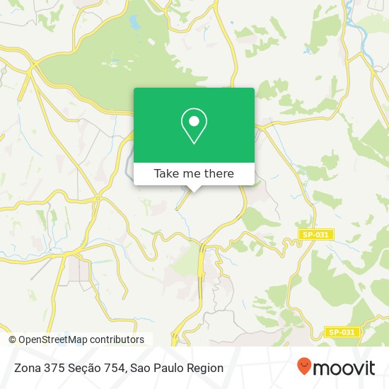 Zona 375 Seção 754 map
