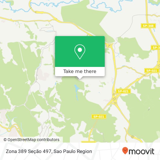 Zona 389 Seção 497 map