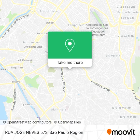 RUA JOSE NEVES 573 map