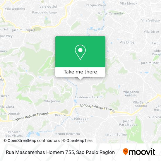 Rua Mascarenhas Homem 755 map