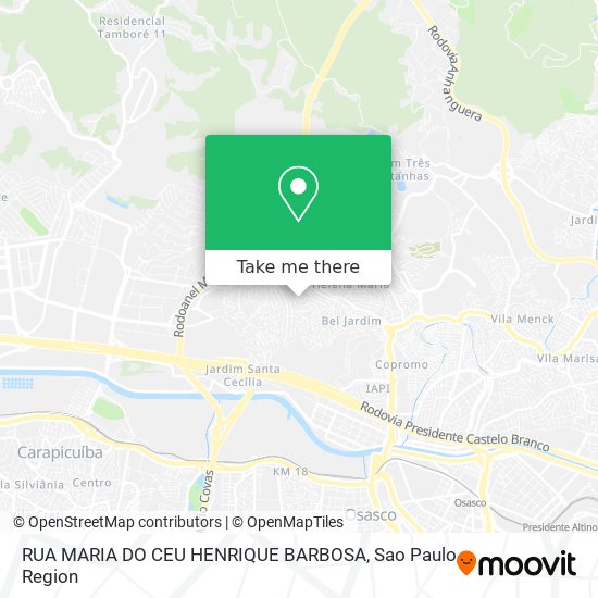 RUA MARIA DO CEU HENRIQUE BARBOSA map