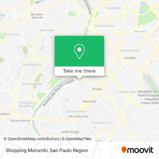 Shopping Morumbi map