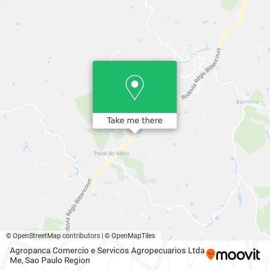 Agropanca Comercio e Servicos Agropecuarios Ltda Me map