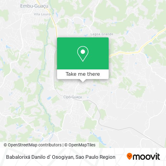 Babalorixá Danilo d' Osogiyan map