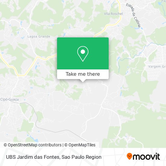 UBS Jardim das Fontes map