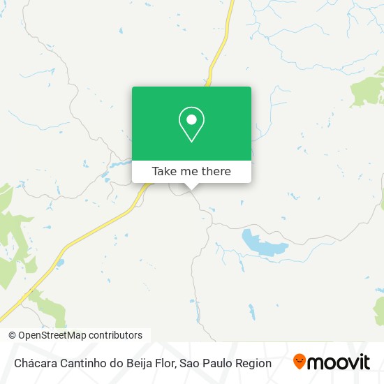 Chácara Cantinho do Beija Flor map