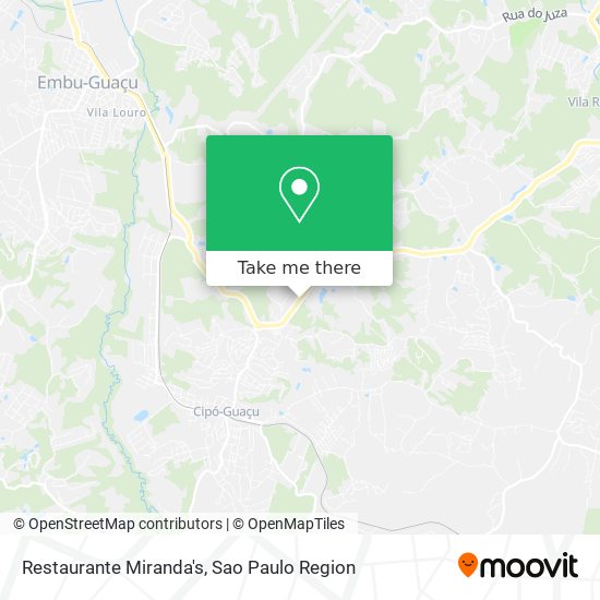 Restaurante Miranda's map