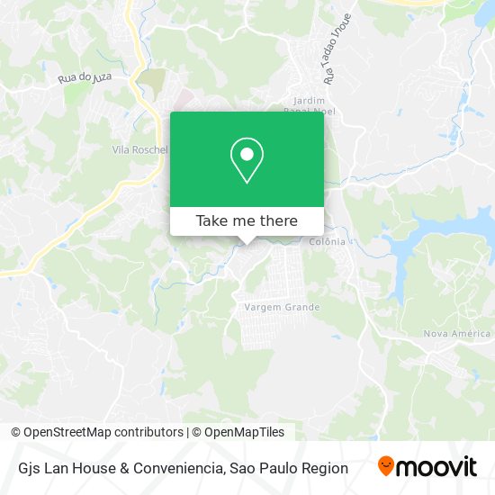 Mapa Gjs Lan House & Conveniencia