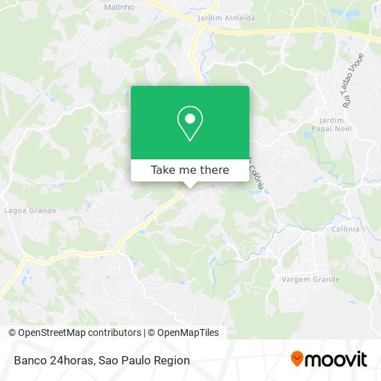 Banco 24horas map