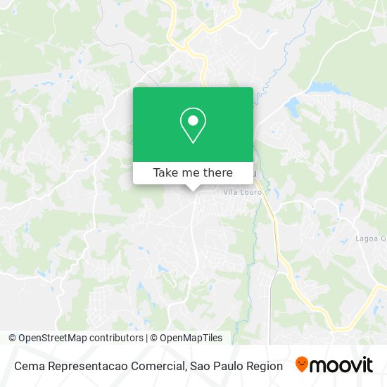 Cema Representacao Comercial map