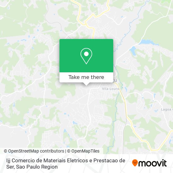 Mapa Ijj Comercio de Materiais Eletricos e Prestacao de Ser