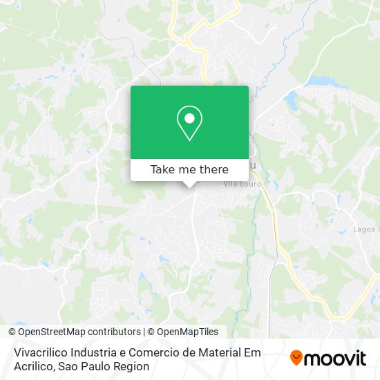 Mapa Vivacrilico Industria e Comercio de Material Em Acrilico