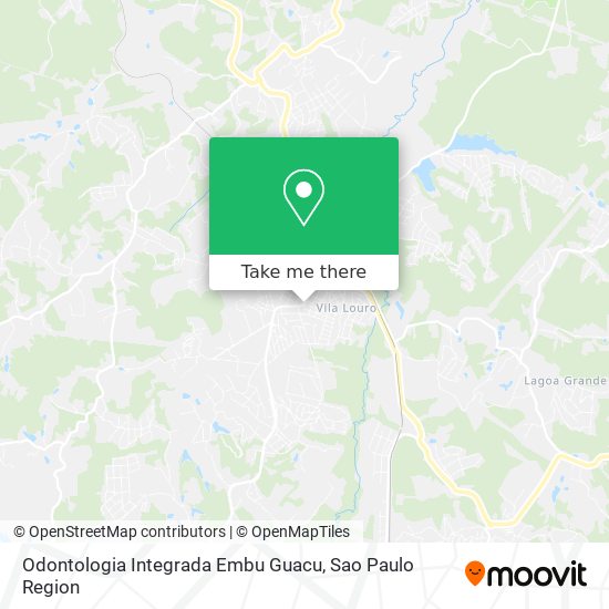 Mapa Odontologia Integrada Embu Guacu