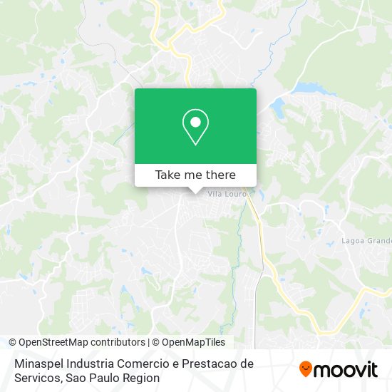 Mapa Minaspel Industria Comercio e Prestacao de Servicos