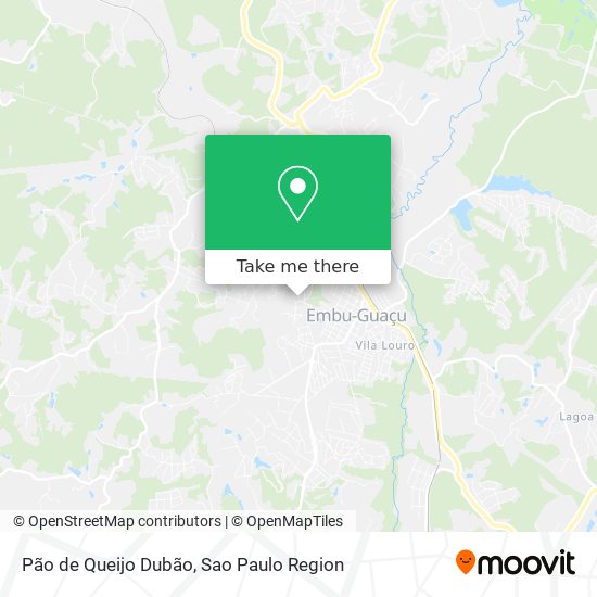 Pão de Queijo Dubão map