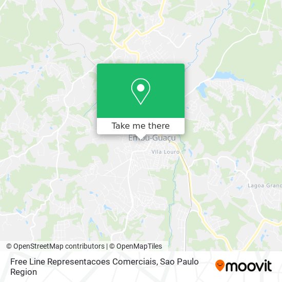 Mapa Free Line Representacoes Comerciais