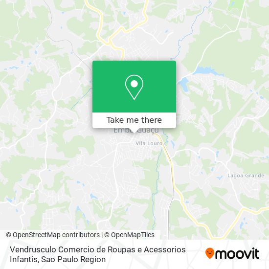 Vendrusculo Comercio de Roupas e Acessorios Infantis map