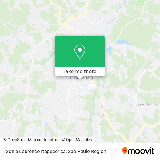 Sonia Lourenco Itapecerica map