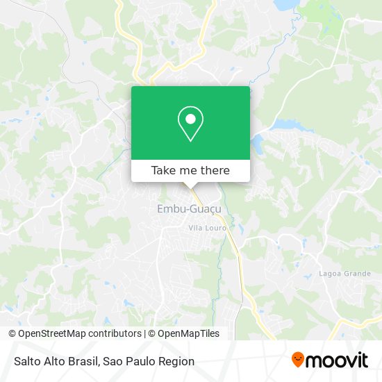 Salto Alto Brasil map