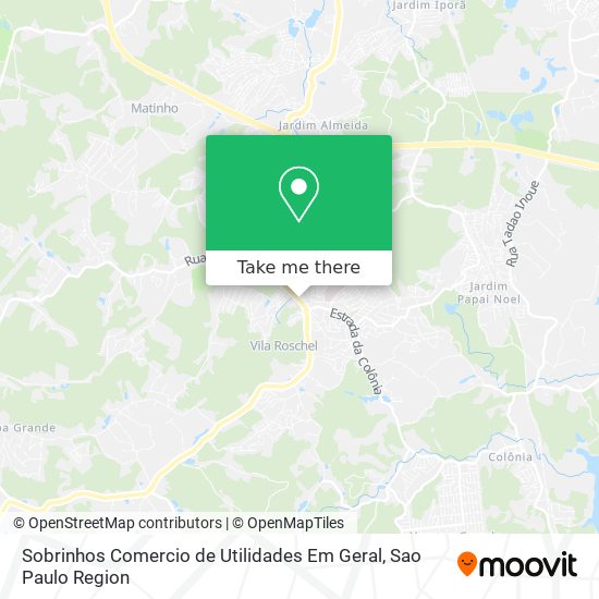 Sobrinhos Comercio de Utilidades Em Geral map