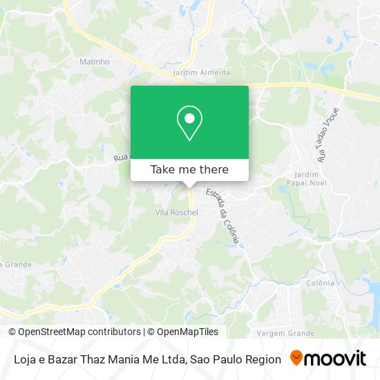 Loja e Bazar Thaz Mania Me Ltda map