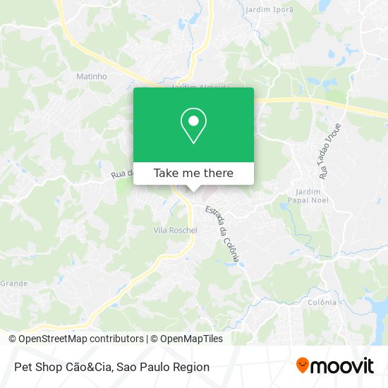 Pet Shop Cão&Cia map
