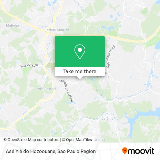 Asé Ylê do Hozoouane map