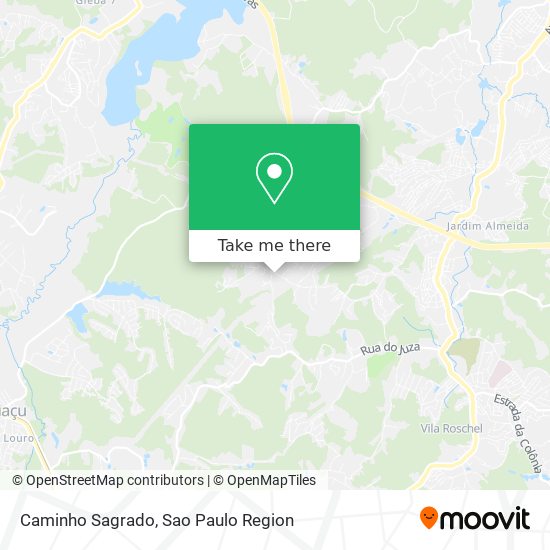 Caminho Sagrado map