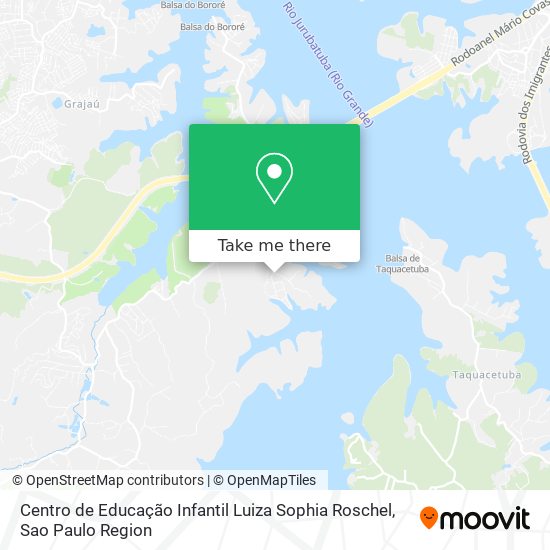 Mapa Centro de Educação Infantil Luiza Sophia Roschel