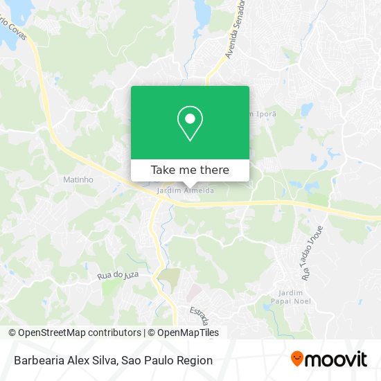 Mapa Barbearia Alex Silva