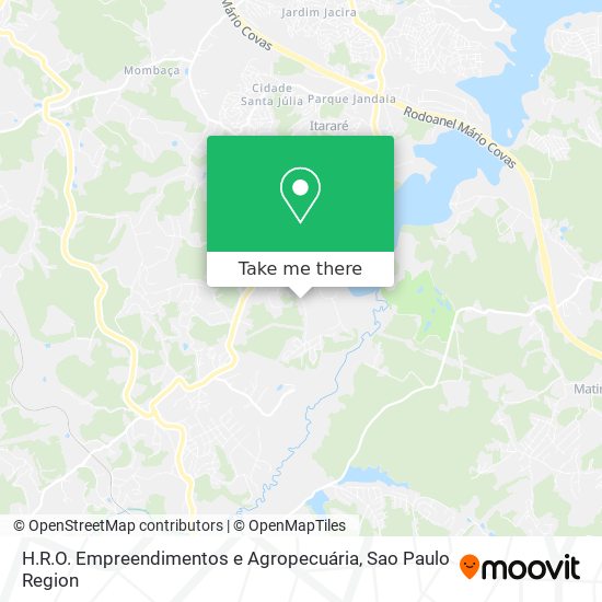 Mapa H.R.O. Empreendimentos e Agropecuária