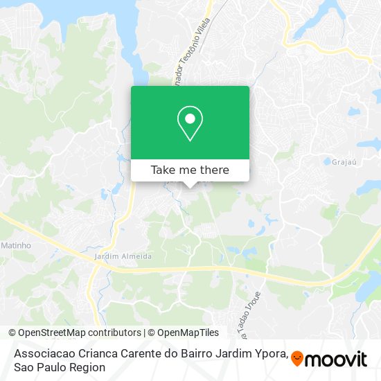 Associacao Crianca Carente do Bairro Jardim Ypora map