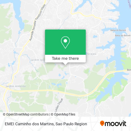 EMEI Caminho dos Martins map