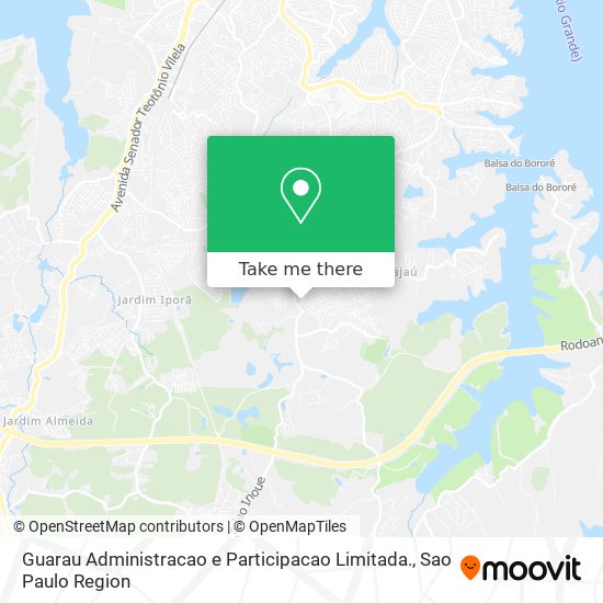 Guarau Administracao e Participacao Limitada. map