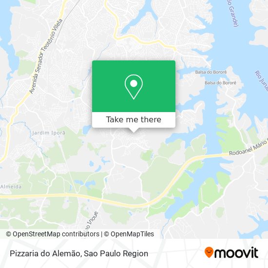 Pizzaria do Alemão map