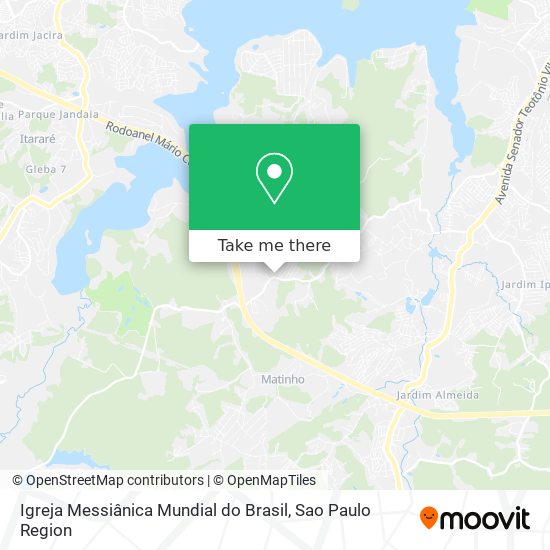 Igreja Messiânica Mundial do Brasil map