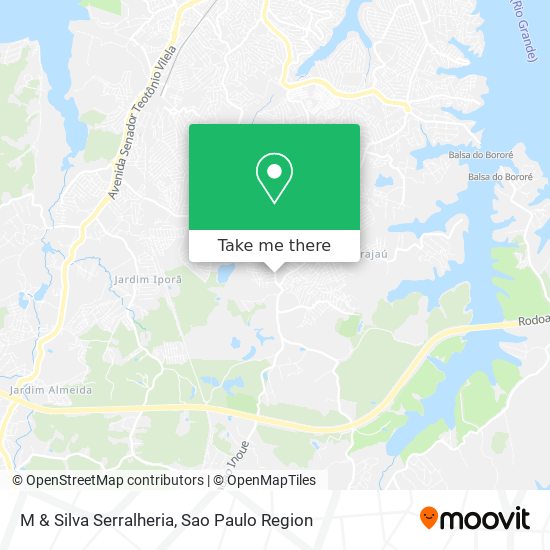 Mapa M & Silva Serralheria