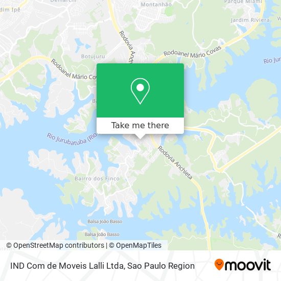 IND Com de Moveis Lalli Ltda map