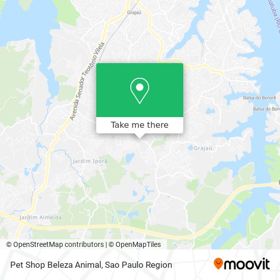 Pet Shop Beleza Animal map