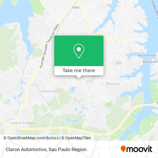 Claron Automotivo map