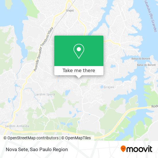 Mapa Nova Sete