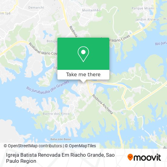 Igreja Batista Renovada Em Riacho Grande map