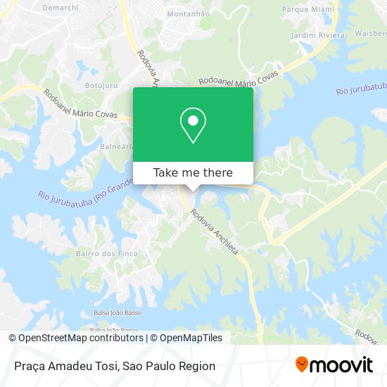 Praça Amadeu Tosi map