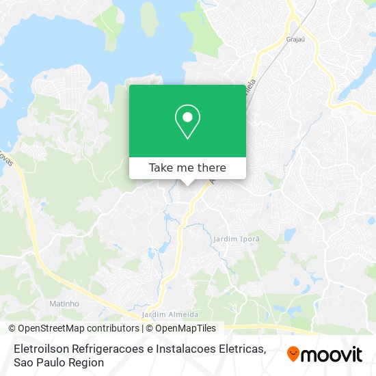 Eletroilson Refrigeracoes e Instalacoes Eletricas map