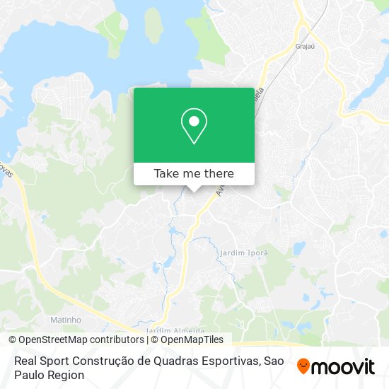 Mapa Real Sport Construção de Quadras Esportivas