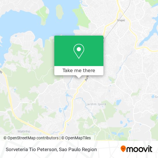 Sorveteria Tio Peterson map