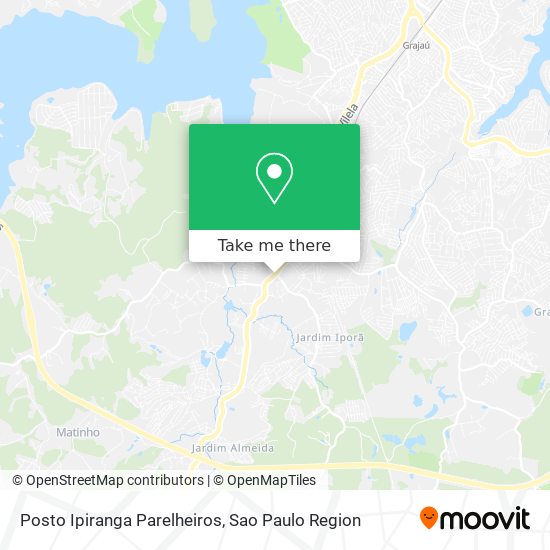 Posto Ipiranga Parelheiros map