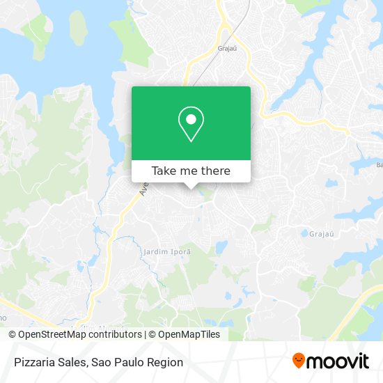 Pizzaria Sales map