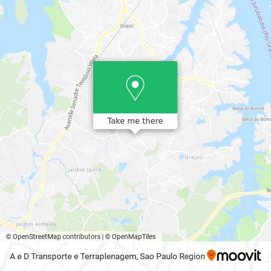 Mapa A e D Transporte e Terraplenagem