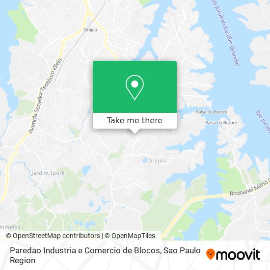 Paredao Industria e Comercio de Blocos map